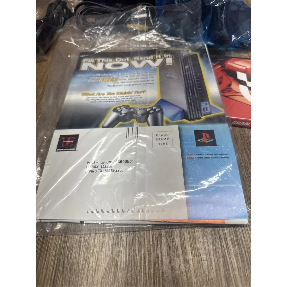 Sony PlayStation 2 Gran Turismo 3 Console Bundle CIB Complete WOW Look/Read